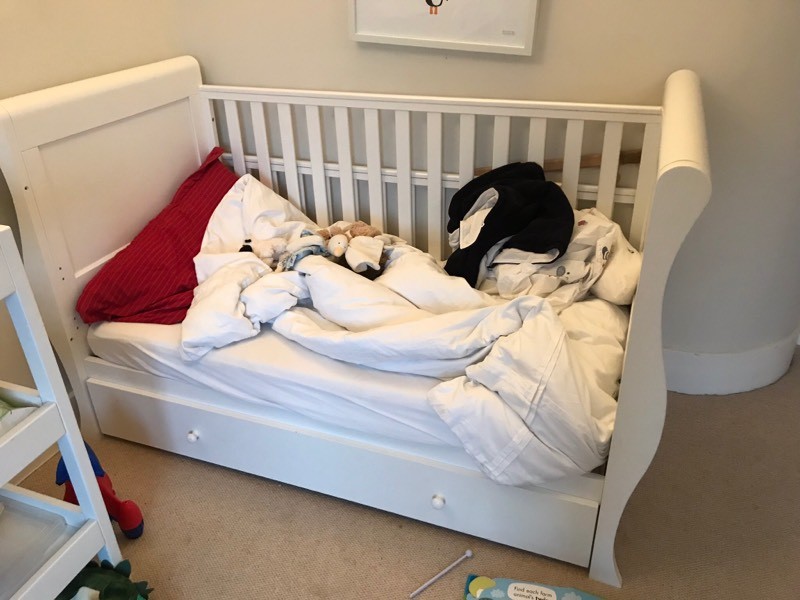 john lewis martha sleigh cot bed